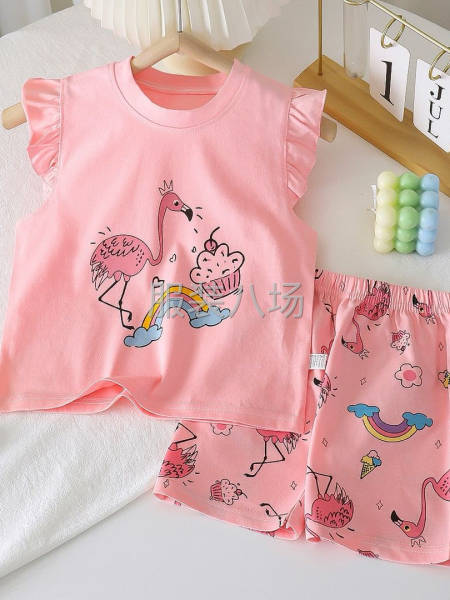 专业生产整件针织围，儿童家居服-第3张图片