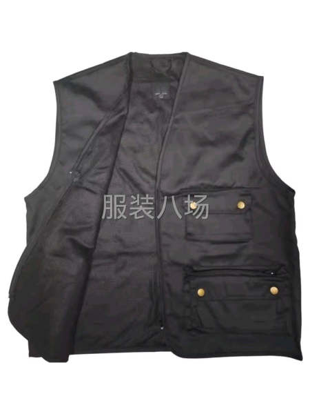 钓鱼服马甲，有里子，要包边，钉扣子，打结，熨烫-第2张图片