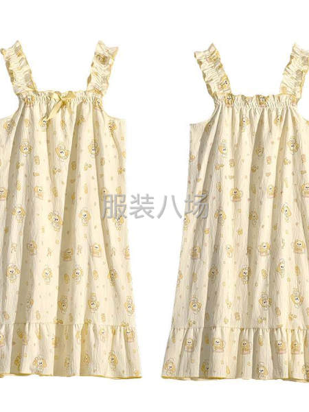 本厂专业加工睡衣裙和吊带裙，Ⅴ领之类，-第1张图片