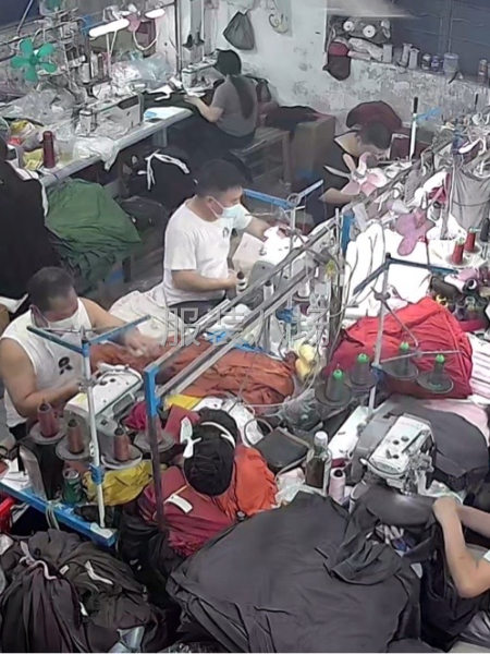 专业内外单针织T恤，每天产量3000件！-第1张图片