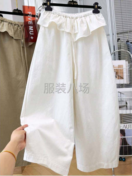 简单4片轻工裤子，加花边等-第1张图片