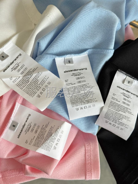 大王新款高弹罗纹棉 刺绣女装经典短袖-第9张图片