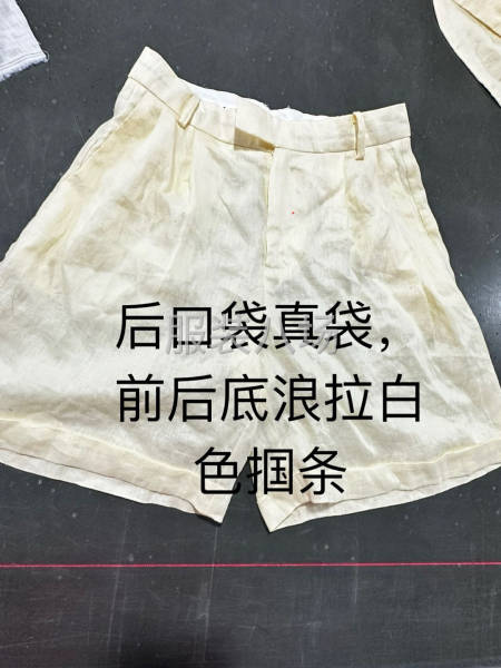 十三行短裤裁片外发，打五线，-第1张图片