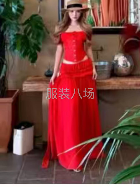 网单小单快反现金结账寻连衣裙雪纺网纱工厂-第7张图片