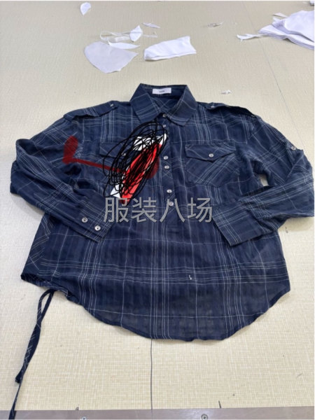 拼多多衬衣，有价格优势，出货快的来-第1张图片