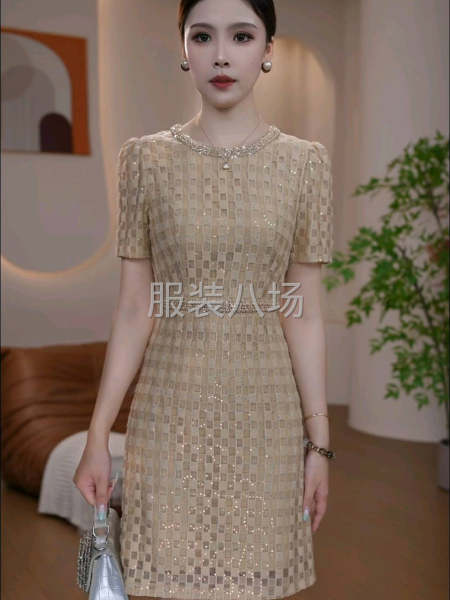 本公司自产自销抖音直播单，专业生产连衣裙，一个月可以结账三次-第1张图片