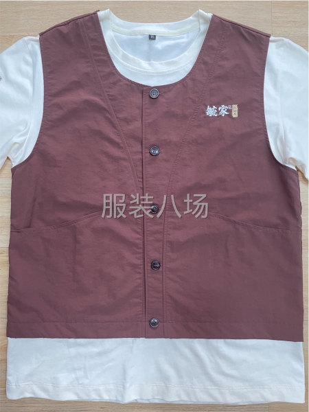 主做餐饮工作服长期有货外发，货源充足-第1张图片