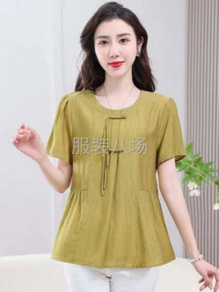 盘扣小衫，联系看样-第1张图片