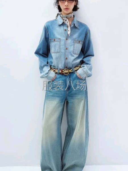 专业生产牛仔系列，市场单和网单，上衣裤子都能做-第1张图片