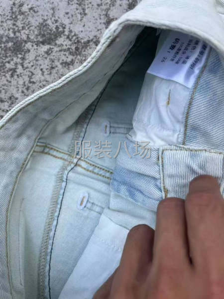 高货，冰丝蓝弯刀牛仔裤，手慢无-第4张图片