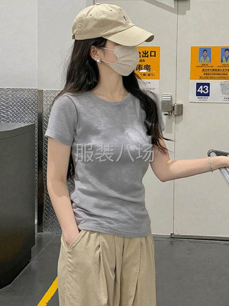 纯棉短袖t恤女-第5张图片