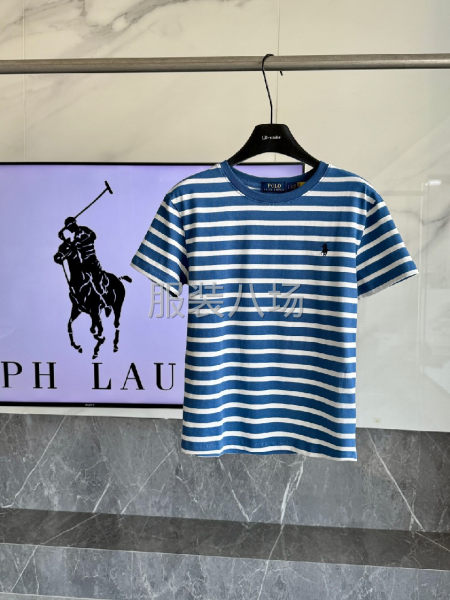 女款间条T恤衫刺绣-第6张图片