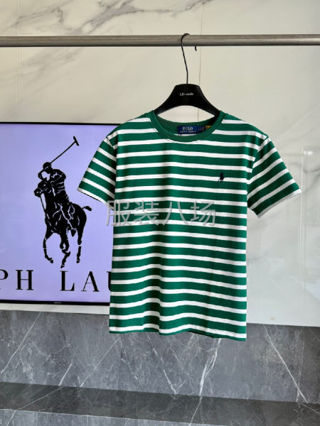 女款间条T恤衫刺绣-第7张图片