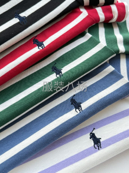 女款间条T恤衫刺绣-第8张图片