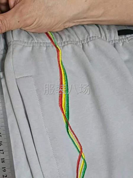 订单需要做过拉链衫套装，领子包边条的，毛货勿扰-第4张图片