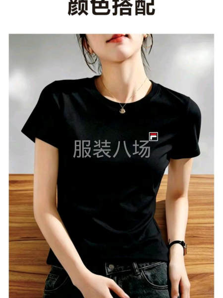 女装圆领短袖 T恤衫-第2张图片