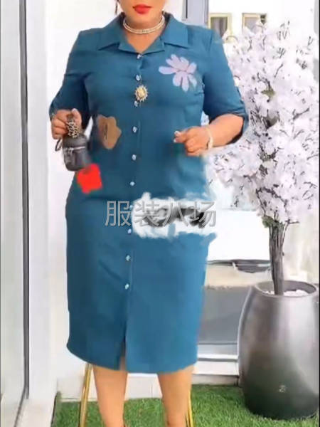 外单连衣裙，衬衣裁片外发寻找加工厂合作，能做尾部的工厂优先-第2张图片