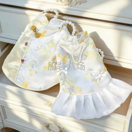 常年宠物服装改良款旗袍，四大片上手快-第2张图片