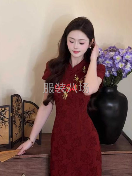 常年宠物服装改良款旗袍，四大片上手快-第4张图片