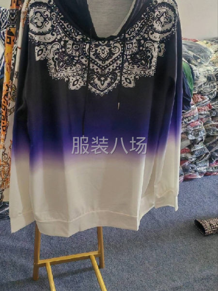 3D连帽小毛圈卫衣不加绒透气不闷-第4张图片