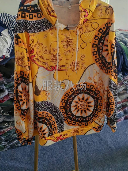 3D连帽小毛圈卫衣不加绒透气不闷-第1张图片