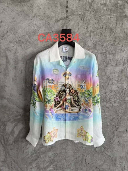 色丁布料印花衬衣裁片，一年20万件-第3张图片