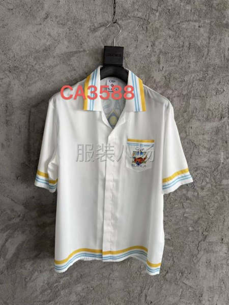 色丁布料印花衬衣裁片，一年20万件-第4张图片