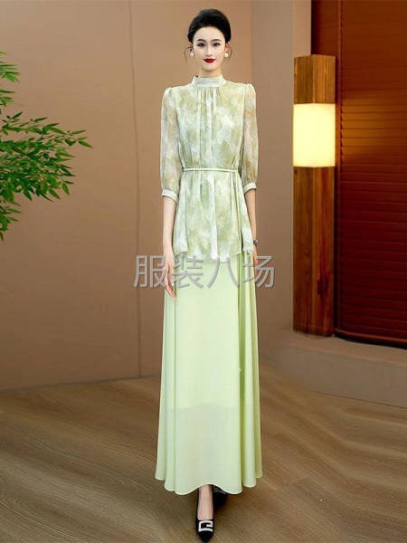 会做雪纺连衣裙的，长期大量订单！-第1张图片