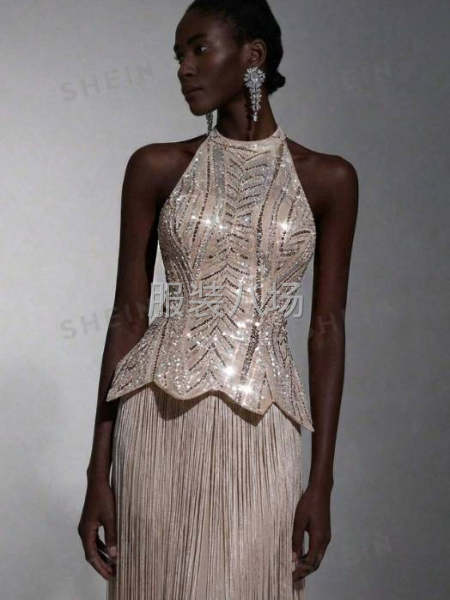 蕾丝连衣裙单大返单多，长期不断货，结账准时-第2张图片