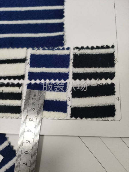新款全棉条纹毛巾布现货面料供应-第7张图片
