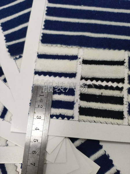 新款全棉条纹毛巾布现货面料供应-第6张图片