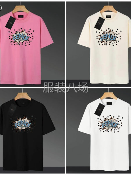 圆领短袖T恤衫宽松版型后-第9张图片