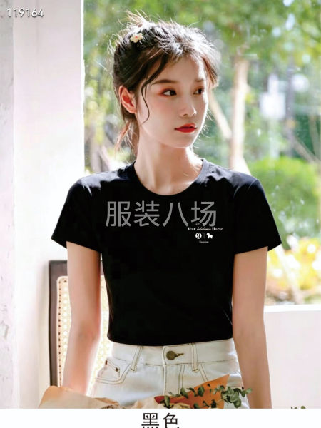 26露露乐蒙女装圆领短袖 T恤衫-第3张图片