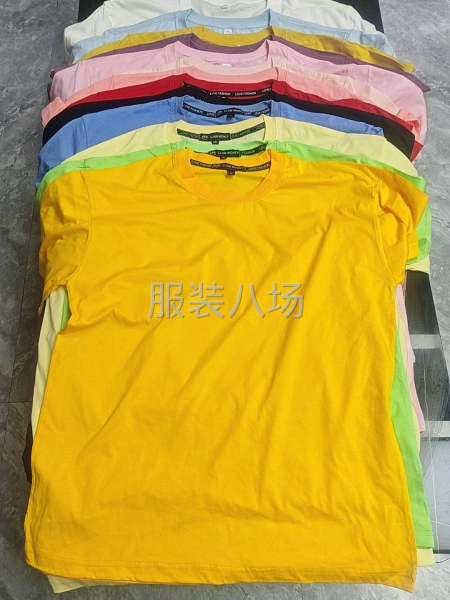 12000件左右纯棉光板短袖T恤，11个颜色价格便宜清货-第3张图片