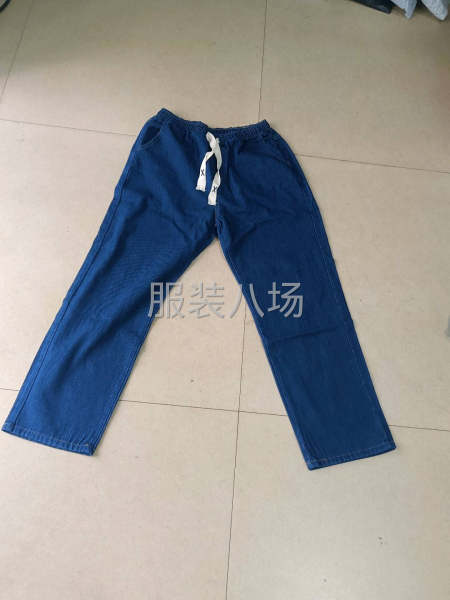 大码松紧腰直筒牛仔裤！不勒肚子不卡裆，胖哥200斤轻松-第1张图片