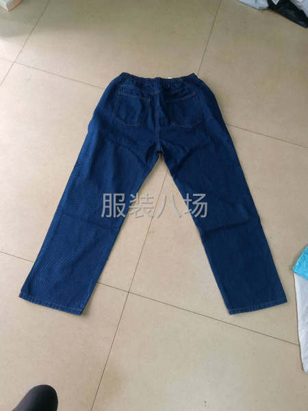 大码松紧腰直筒牛仔裤！不勒肚子不卡裆，胖哥200斤轻松-第2张图片