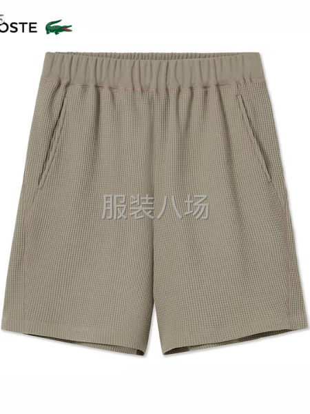 鳄鱼男装华夫格短裤-第4张图片