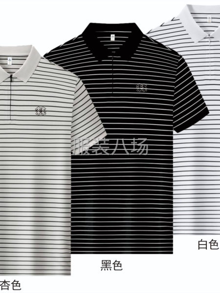 8可隆 新款无痕冰爽翻领半胸拉链短袖T恤polo衫-第1张图片