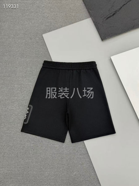 新品五分裤无缝贴袋撞色小点缀的拉链-第7张图片
