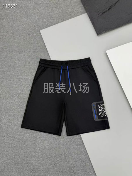 新品五分裤无缝贴袋撞色小点缀的拉链-第6张图片