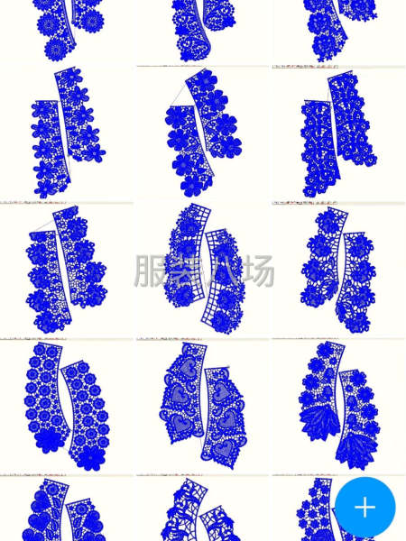 水溶衣领假绣花领服饰花个灰色牛奶丝女装裙子蕾丝领连衣裙辅料-第4张图片