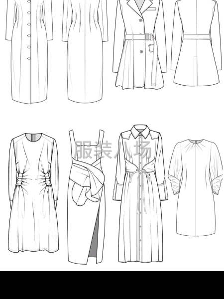 本公司长年生产各种裙子风衣等服饰-第1张图片