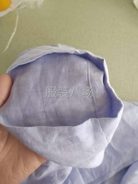 汉麻立领衬衣-第1张图片
