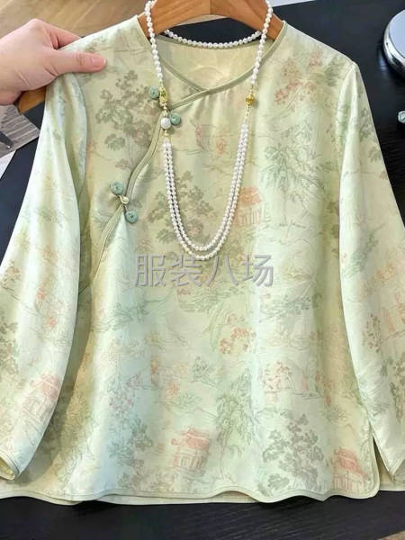 专业加工红装旗袍  新中式  国风   连衣裙  裤子-第4张图片