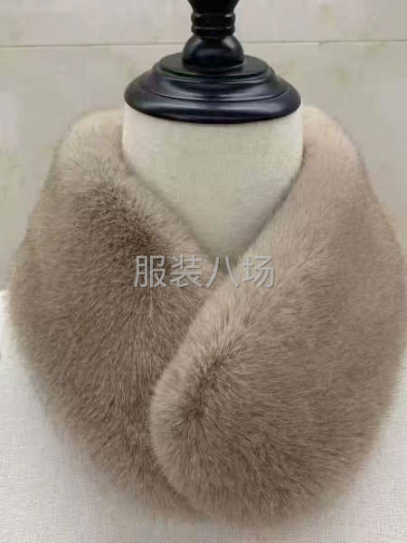 毛领加工 定制各种人造仿毛， 狐狸毛 水貂毛 貉子毛-第4张图片