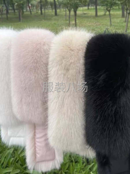 毛领加工 定制各种人造仿毛， 狐狸毛 水貂毛 貉子毛-第7张图片