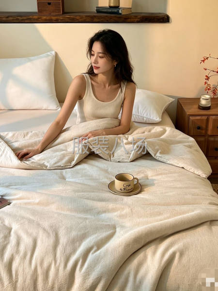 亚麻棉麻汉麻夏被（一个短裤的价格）对接供应链主播-第3张图片