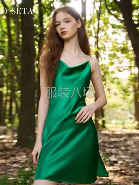 186件女装夏季简约舒适居家休闲睡衣吊带裙-第9张图片