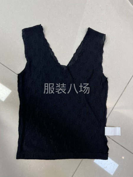 诚寻针织吊带短袖加工厂，短袖T恤吊带和蕾丝背心，裁片外发加工-第6张图片