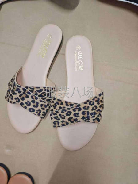 法式低跟一字拖鞋女鞋子-第3张图片